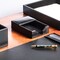Dacasso Black Bonded Leather 4" x 6" Memo Holder AG-1409 - alternate 3